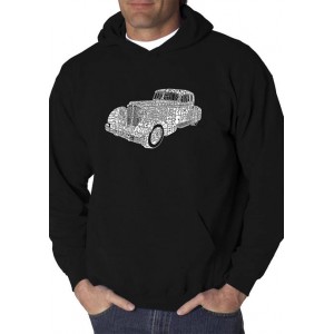 LA Pop Art Word Art Hooded Graphic Sweatshirt - Mobsters 