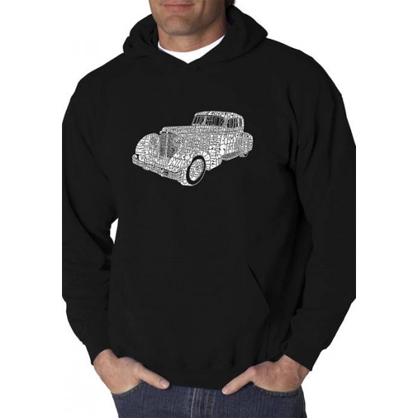 LA Pop Art Word Art Hooded Graphic Sweatshirt - Mobsters
