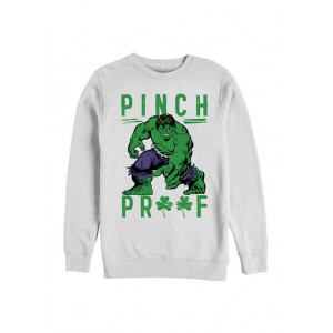 Marvel™ Marvel Green Pinch Graphic Crew Fleece Sweatshirt 