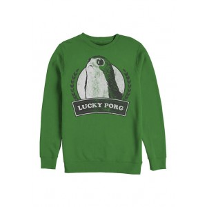 Star Wars® Star Wars Lucky Porg Graphic Crew Fleece Sweatshirt 