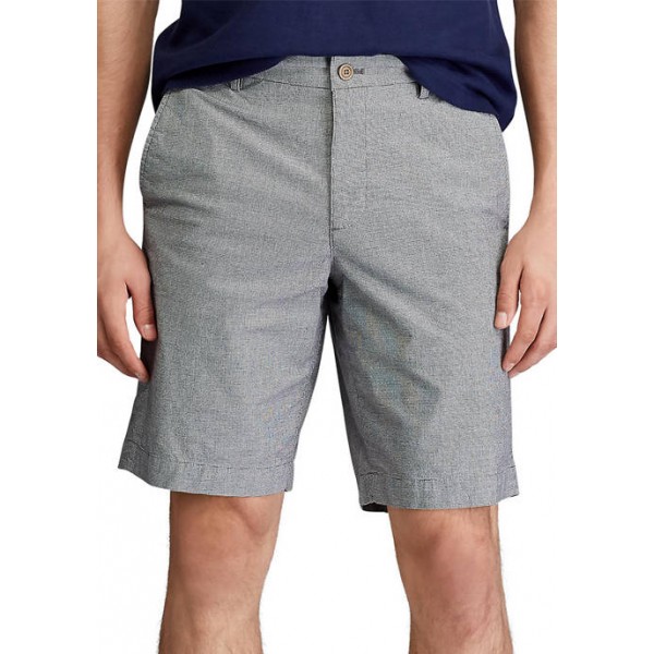 Chaps Stretch Micro-Houndstooth Flat Front Shorts