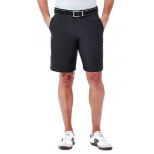 Haggar® In Motion Melange Slim Fit Flat Front Shorts 