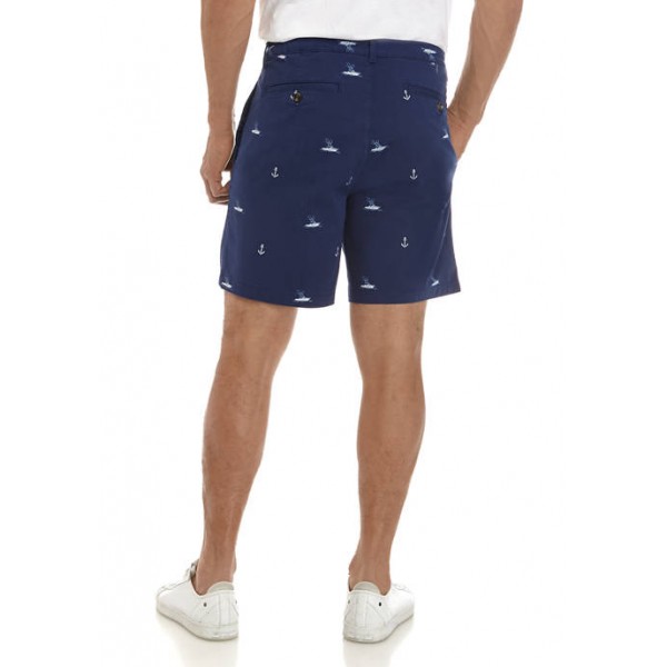 Saddlebred® Printed Boat Shorts