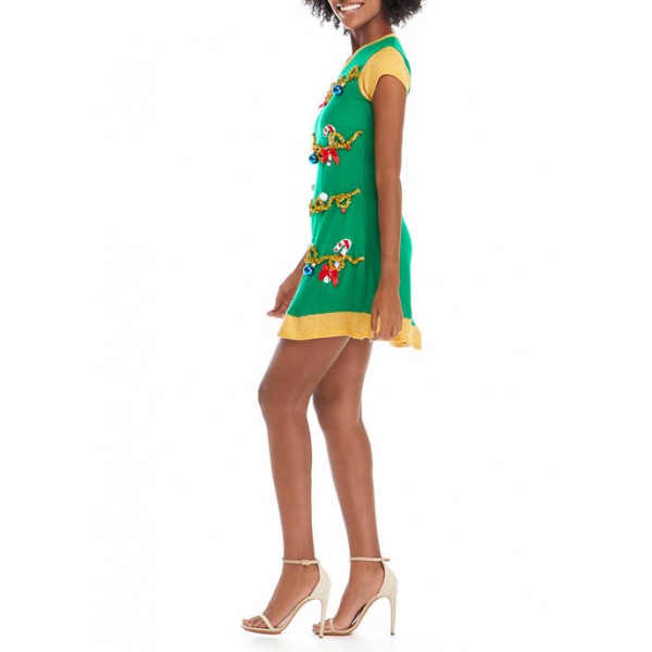 Joyland Women's Light Up Christmas Tree Dress