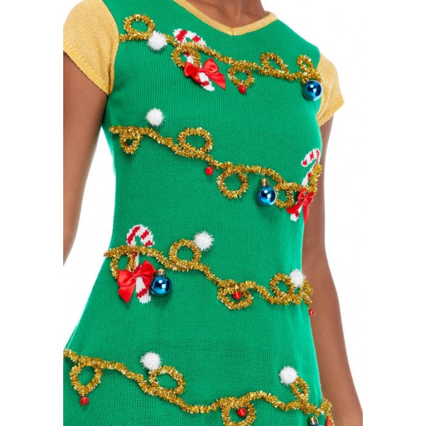 Joyland Women's Light Up Christmas Tree Dress
