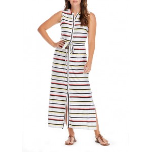 Kim Rogers® Women's Sleeveless Stripe Maxi Dress 