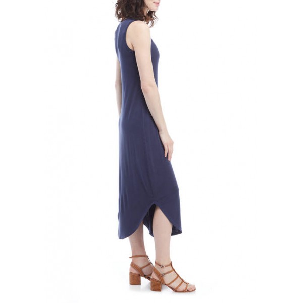 New Directions® Studio Women's Sleeveless Round Hem Maxi Dress