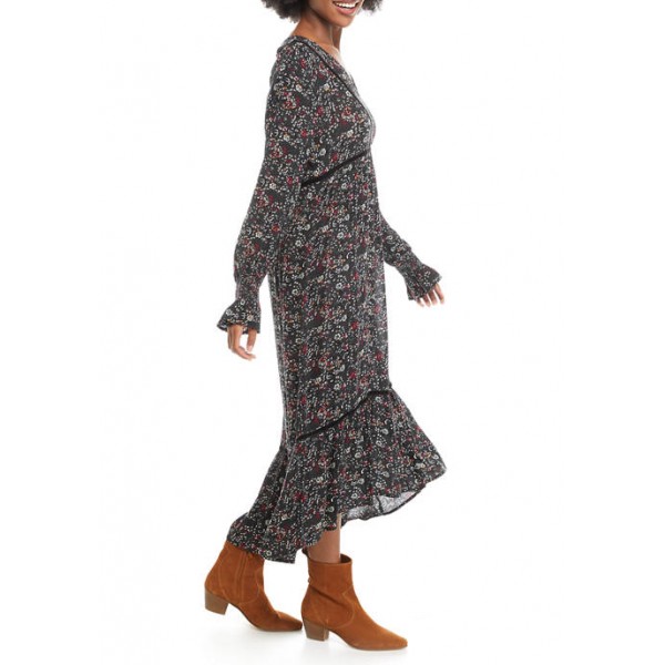 New Directions® Women's Floral Tiered Maxi Dress