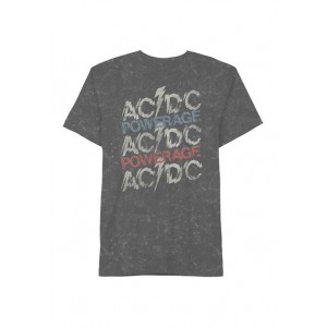 ACDC Short Sleeve Stone Wash Graphic T-Shirt 