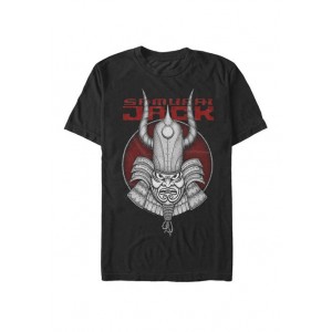 Cartoon Network Samurai Jack Epic Ancient Warrior Mask Short Sleeve Graphic T-Shirt 