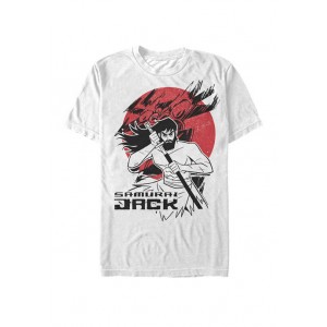 Cartoon Network Samurai Jack The Warrior & The Sun Sketch Short Sleeve Graphic T-Shirt 
