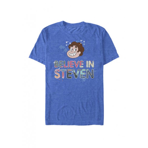 Cartoon Network Steven Universe Believe In Gems Short Sleeve Graphic T-Shirt