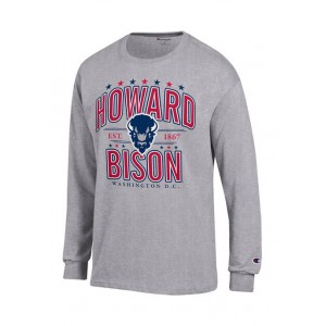 Champion® NCAA Howard University Long Sleeve Graphic T-Shirt 