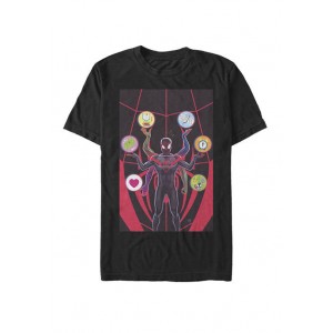 Comixology Miles Morales Spider Man Comic Cover Short Sleeve T-Shirt 