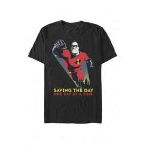 Disney® Pixar™ The Incredibles 2 Saving The Day One Day At A Time Short Sleeve T-Shirt 