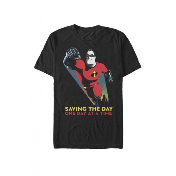Disney® Pixar™ The Incredibles 2 Saving The Day One Day At A Time Short Sleeve T-Shirt