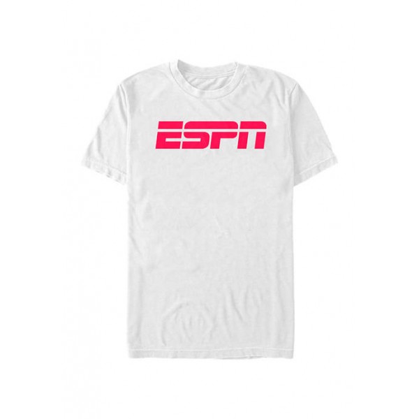 ESPN ESPN Black Logo Short Sleeve Graphic T-Shirt