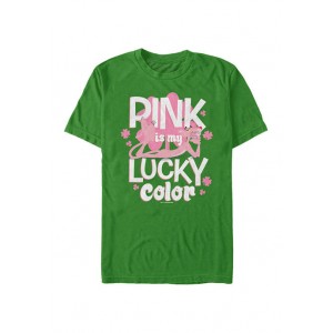 Fifth Sun™ Pink Panther Lucky Pink Graphic Short Sleeve T-Shirt 