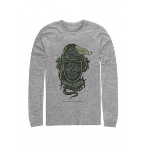 Harry Potter™ Harry Potter Slytherin House Crest Long Sleeve Graphic Crew T-Shirt 
