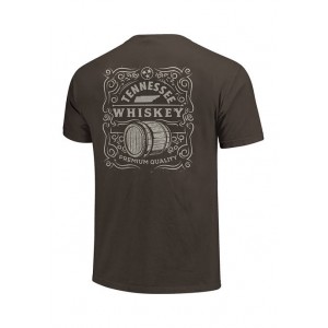 Image One Comfort Color Tennessee Whiskey Label Graphic T-Shirt 