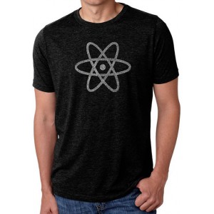 LA Pop Art Premium Blend Word Art Graphic T-Shirt - Atom 