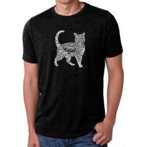 LA Pop Art Premium Blend Word Art Graphic T-Shirt - Cat 