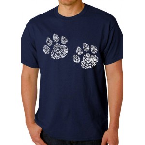 LA Pop Art Word Art Graphic T-Shirt - Meow Cat Prints 