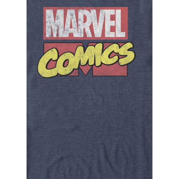 Marvel™ Classic Distressed Comic Logo Short Sleeve Graphic T-Shirt