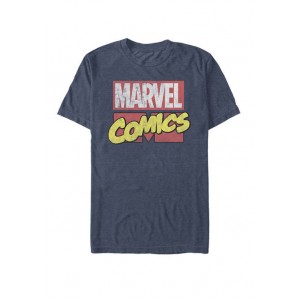 Marvel™ Classic Distressed Comic Logo Short Sleeve Graphic T-Shirt 