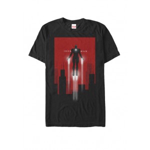 Marvel™ Iron Man in Flight Color Contrast Poster Short Sleeve Graphic T-Shirt 