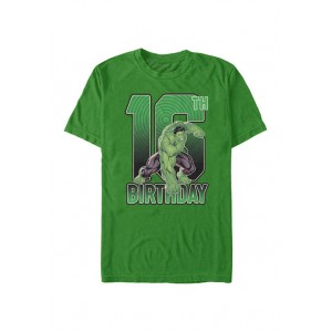 Marvel™ Marvel Hulk 16th Birthday Graphic Short Sleeve T-Shirt 