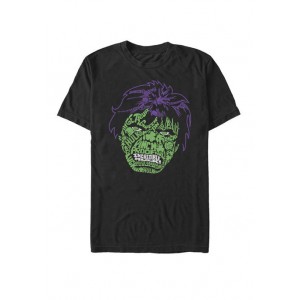 Marvel™ Marvel Hulk Luck Icons Face Graphic Short Sleeve T-Shirt 