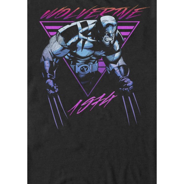 Marvel™ Vintage Neon X Men Wolverine Short Sleeve Graphic T-Shirt