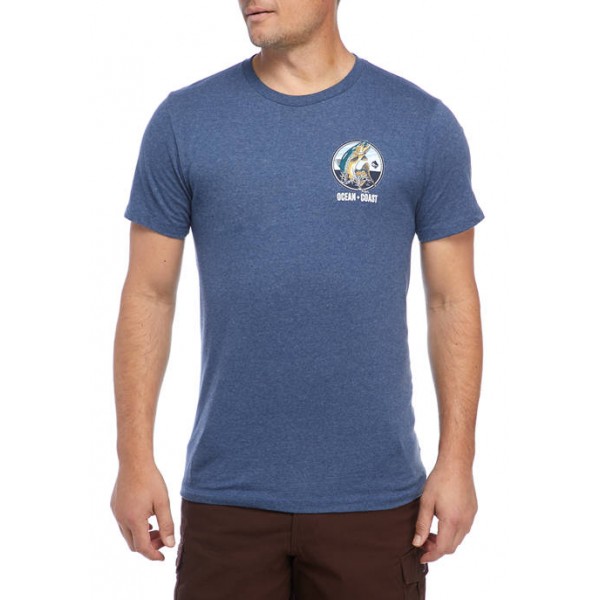 Ocean & Coast® Jumping Trout Short Sleeve Graphic T-Shirt