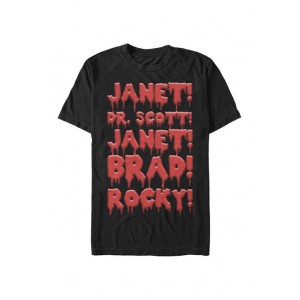 Rocky Horror Picture Show Rocky Horror Picture Show Rocky Horror Roll Call Short Sleeve Graphic T-Shirt 