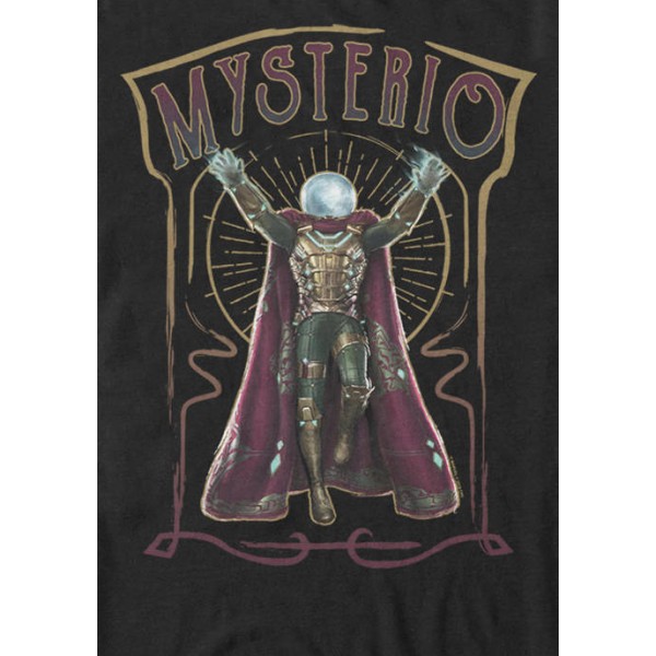Spider-Man Spider Man Far From Home Mysterio Retro Style Poster Short Sleeve Graphic T-Shirt