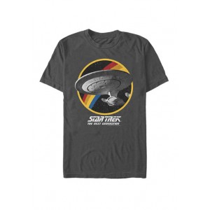 Star Trek The Next Generation Rainbow Ship Badge Short-Sleeve T-Shirt 