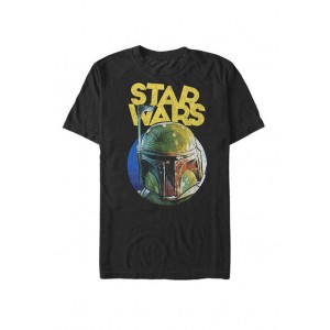 Star Wars® Boba Fett Grunge Helmet Short-Sleeve T-Shirt 