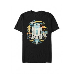 Star Wars® Distressed Pop Art Collage Short Sleeve T-Shirt 
