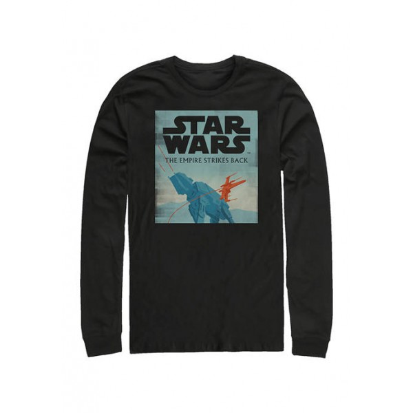 Star Wars® Empire Minimalist Long Sleeve Crew Graphic T-Shirt