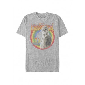 Star Wars® Retro Rainbow Chewbacca The Wookie Short Sleeve Graphic T-Shirt 