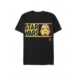 Star Wars® Storm Trooper Neon Helmet Short Sleeve T-Shirt 