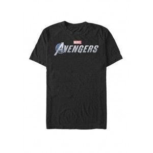 The Avengers Endgame Silver Logo Short Sleeve T-Shirt 