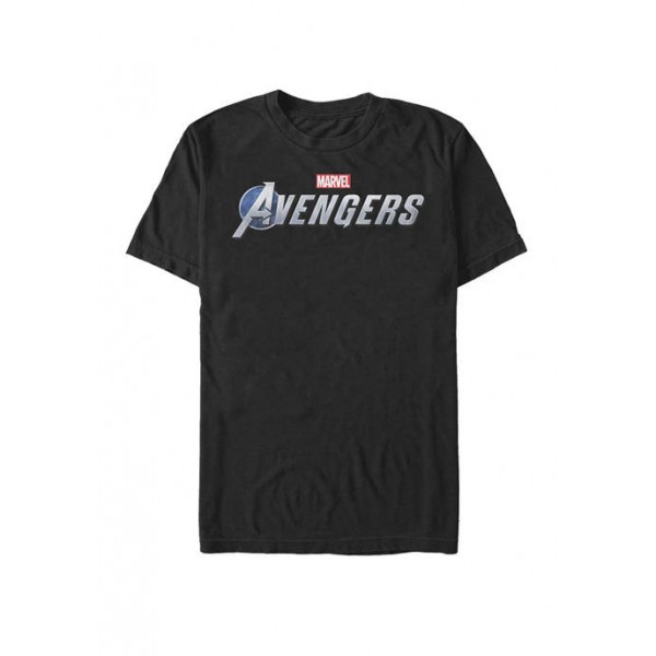 The Avengers Endgame Silver Logo Short Sleeve T-Shirt