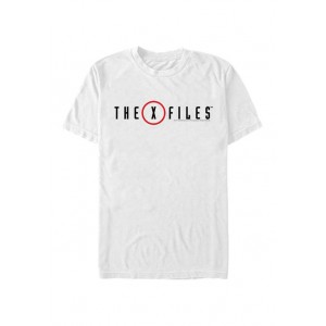 X-Files X-Files Red Logo Short Sleeve Graphic T-Shirt 