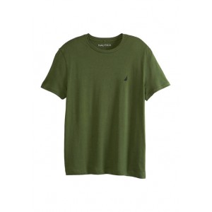 Nautica Short Sleeve Solid Cotton T-Shirt