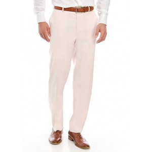 Crown & Ivy™ Pink Linen Solid Pants 