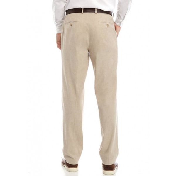 Crown & Ivy™ Tan Linen Suit Pants