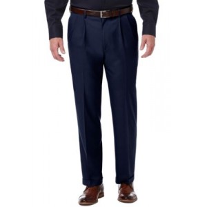 Haggar® Premium Comfort 4 Way Stretch Classic Fit Pleat Dress Pants 