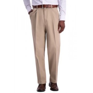 Haggar® Work To Weekend PRO Classic Fit Relaxed Fit Pleat Front Casual Pants 